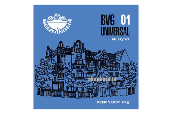 Дрожжи пивные Beervingem Universal BVG01