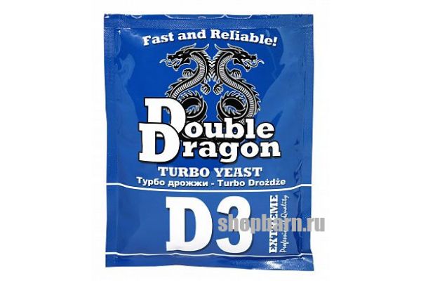 Дрожжи спиртовые турбо DoubleDragon D3