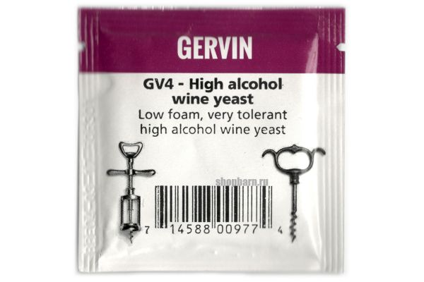 Дрожжи винные Gervin GV4 High Alcohol Wine