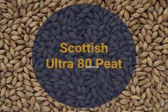 Солод ячменный для виски Scottish Ultra 80 ppm Peat Crisp malt 1 кг